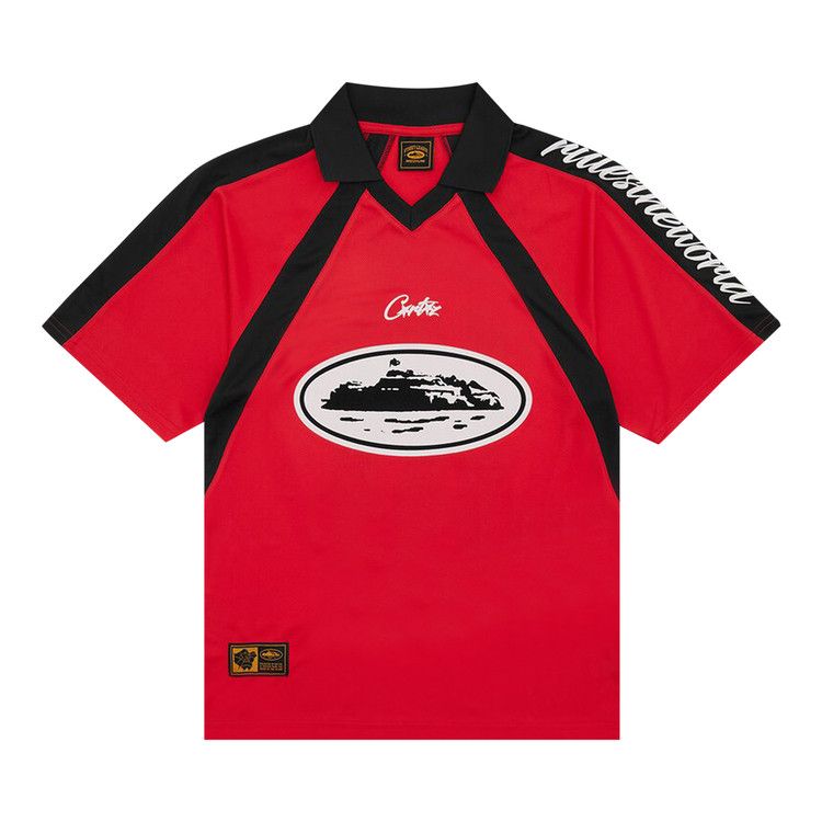 Corteiz Alcatraz Football Jersey 'Red'