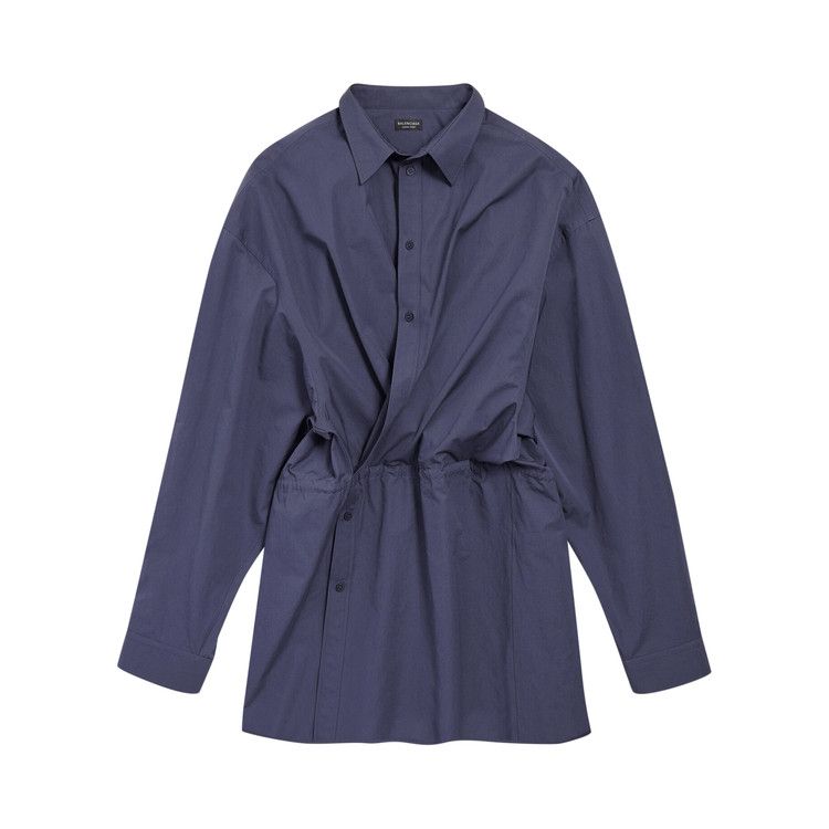Balenciaga Shirt Mini Dress 'Faded Blue'