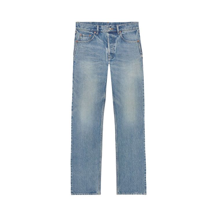 Saint Laurent Mick Long Jeans 'Nonza Blue'