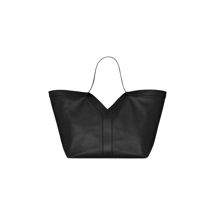 Saint Laurent Y Tote In Leather 'Nero'