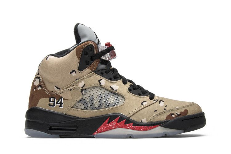 Supreme x Air Jordan 5 Retro 'Desert Camo'