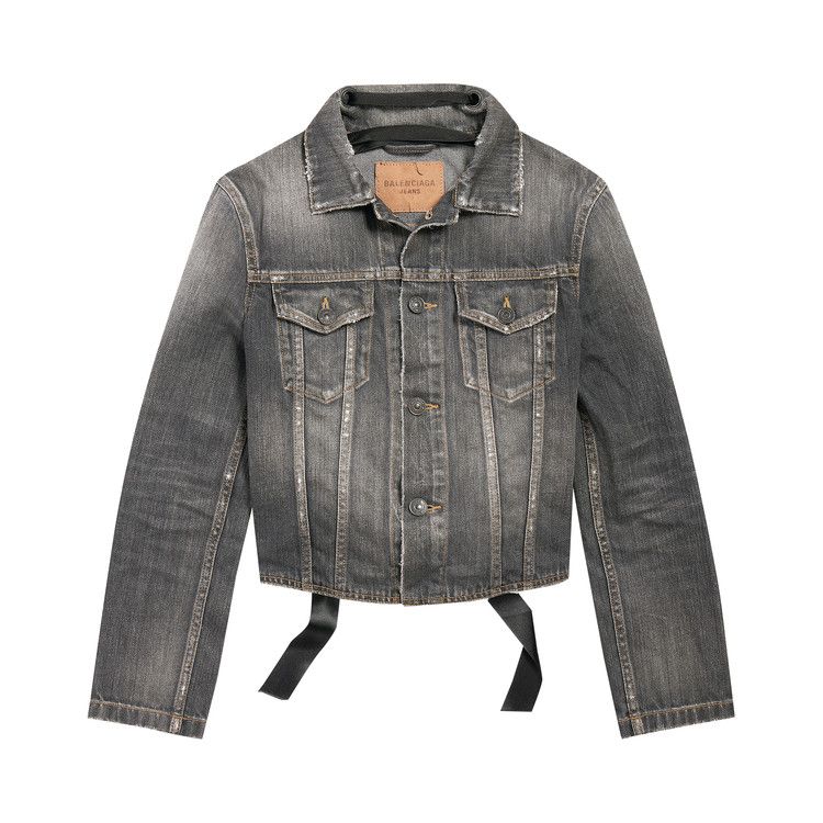 Balenciaga Lace-Up Jacket 'Dark Grey'