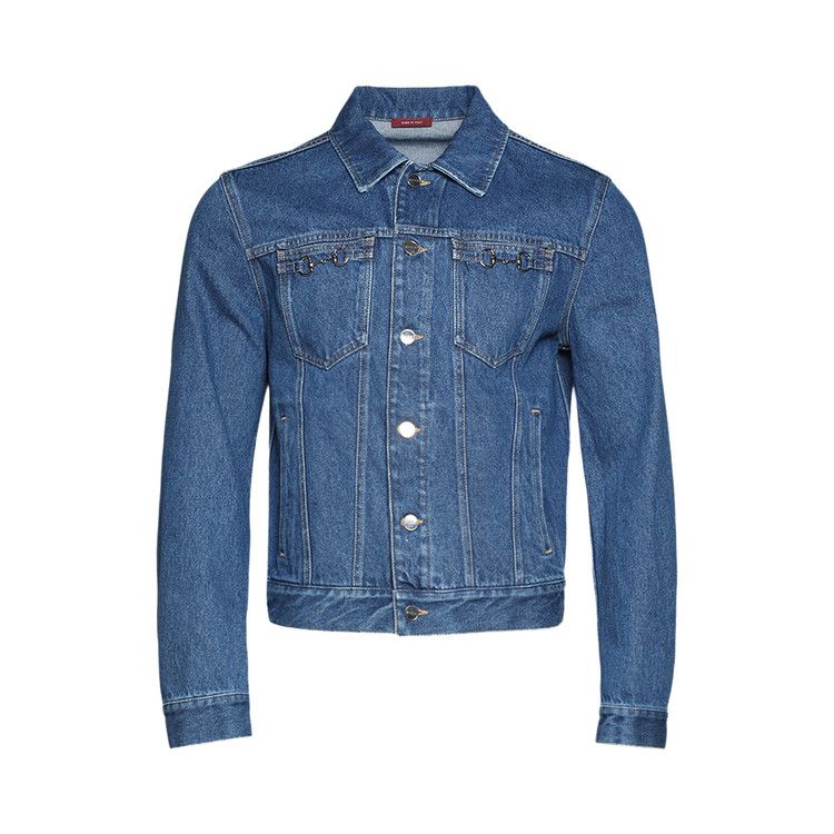Gucci Washed Certified Denim Jacket 'Petroleum Blue'