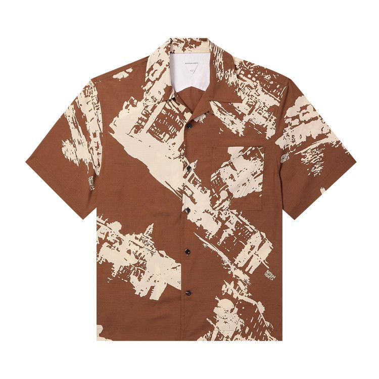 Bottega Veneta Embroidered Mushroom Jersey T-Shirt 'Pecan/Dove'