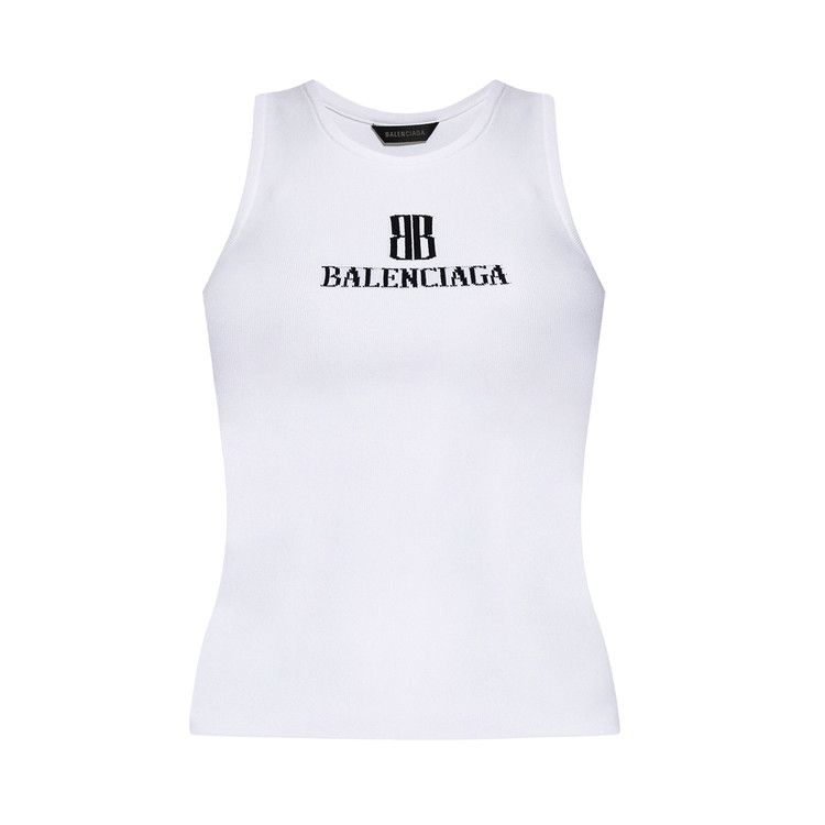 Balenciaga Tank Top 'White/Black'