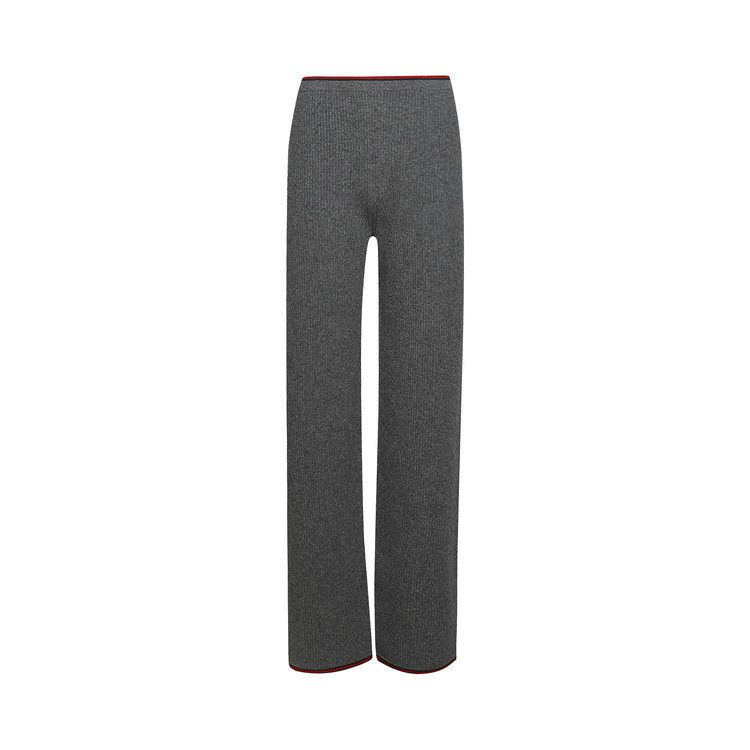 Gucci Felted Wool Rib Pant 'Dusty Dark Grey'