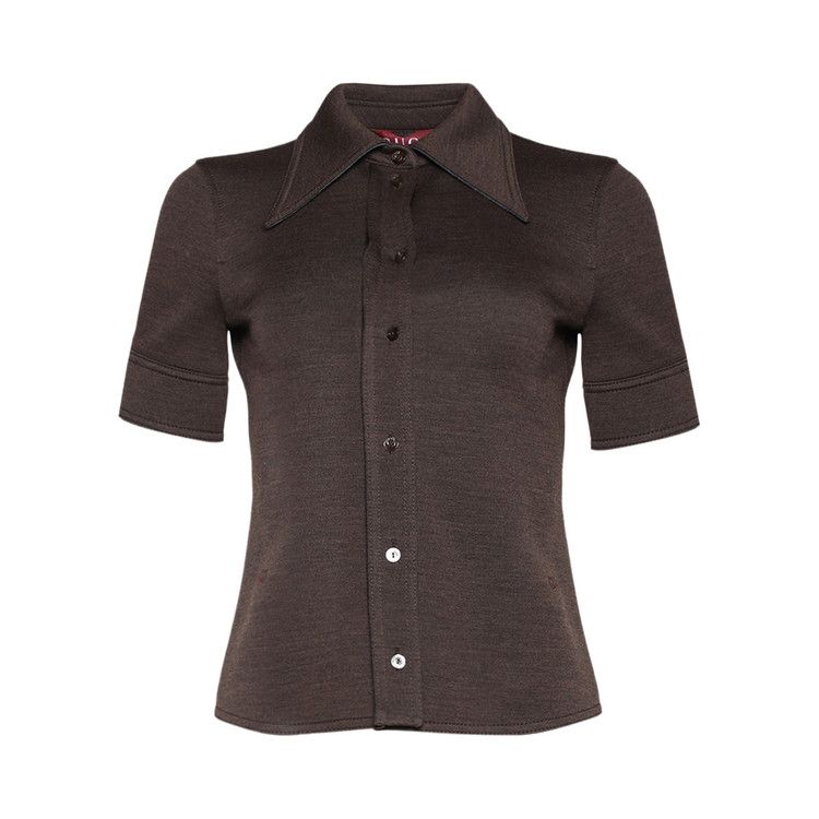 Gucci Jersey Shirt 'Licorice Brown'