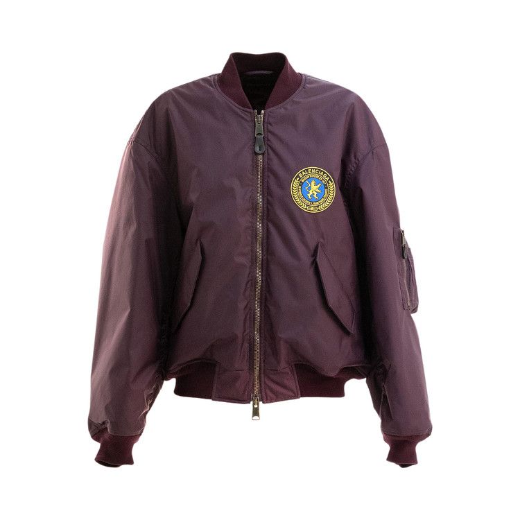 Balenciaga Large Fit Bomber 'New Aubergine'