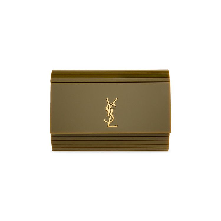 Saint Laurent Mini Vicky Plexiglass Bag 'Verde'