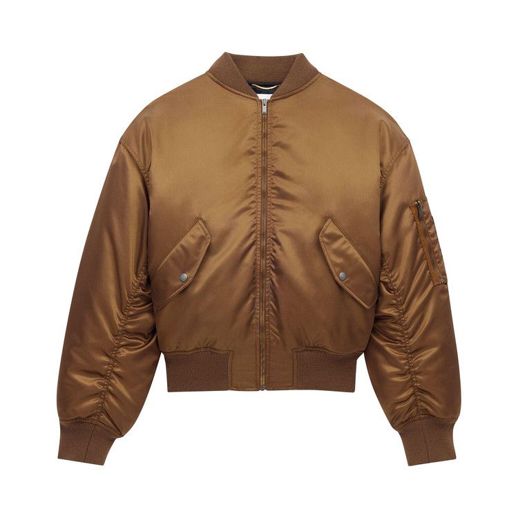 Saint Laurent Bomber Ample 'Brun Clair'