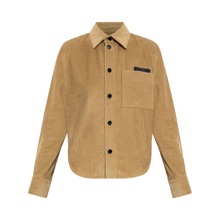 Bottega Veneta Cotton Corduroy Shirt 'Pale Oak'