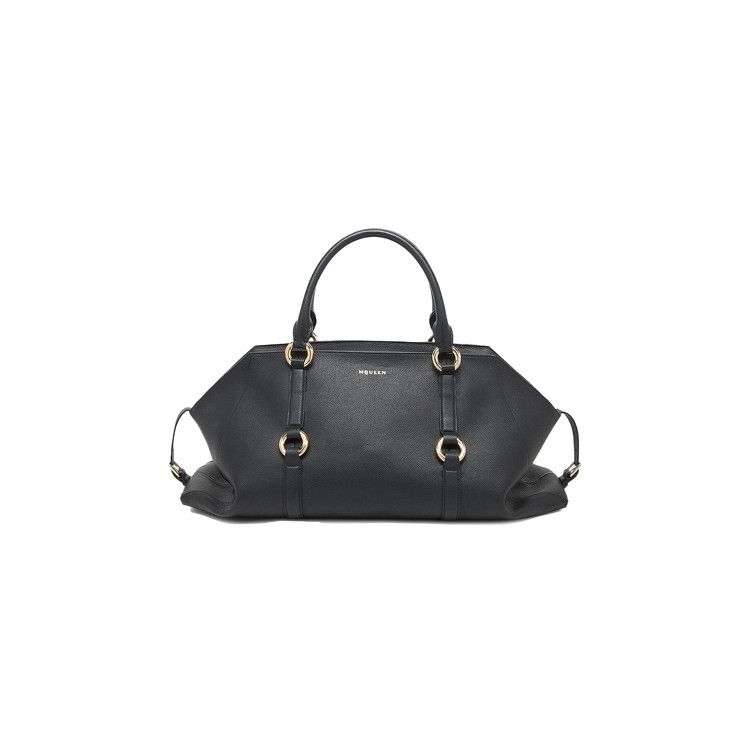Alexander McQueen Maxi Leather Bag 'Black'