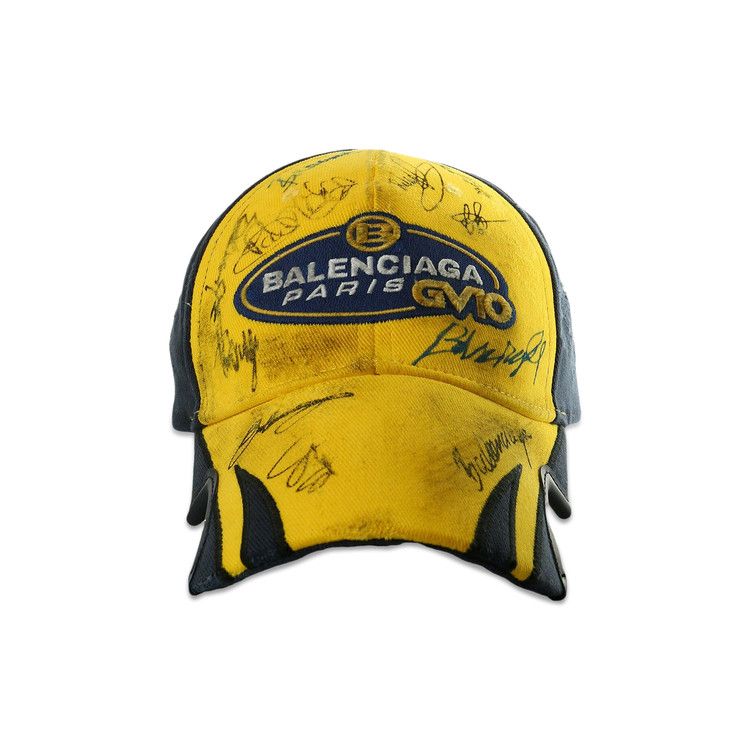 Balenciaga Scribble Cap 'Yellow/Blue'