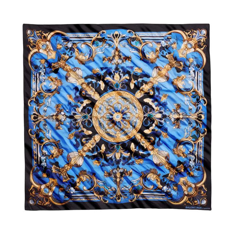 Balenciaga AI Scarf 'Royal Gold'