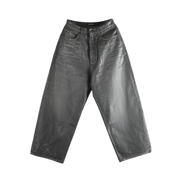 Balenciaga Baggy Pants 'Light Heather Grey/Yellow'
