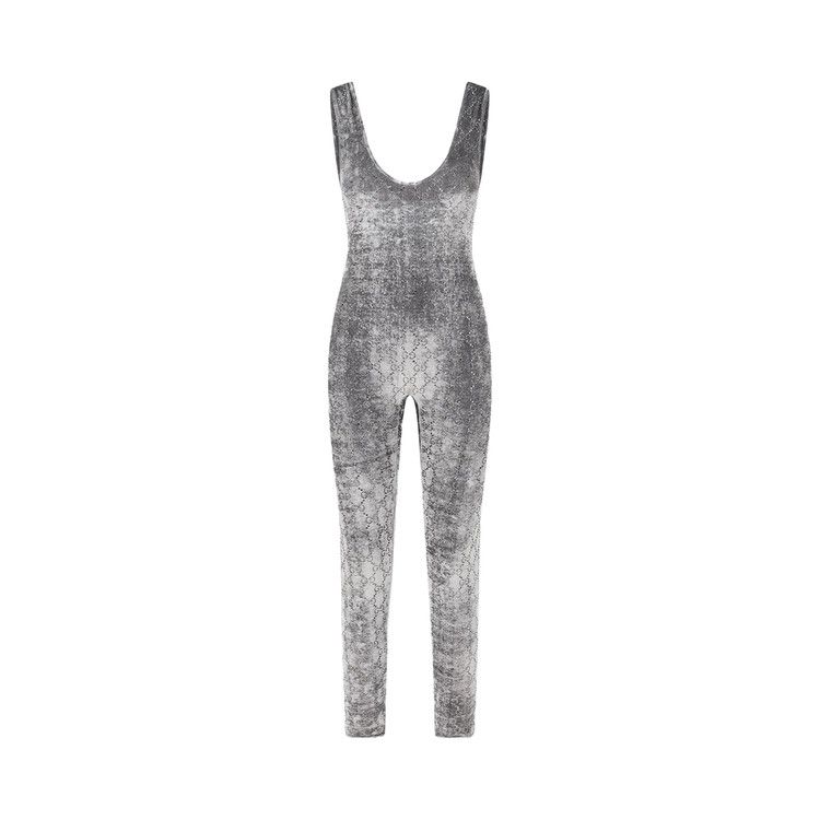 Gucci Pomiamide Chenille Jumpsuit 'Grey/Mix'