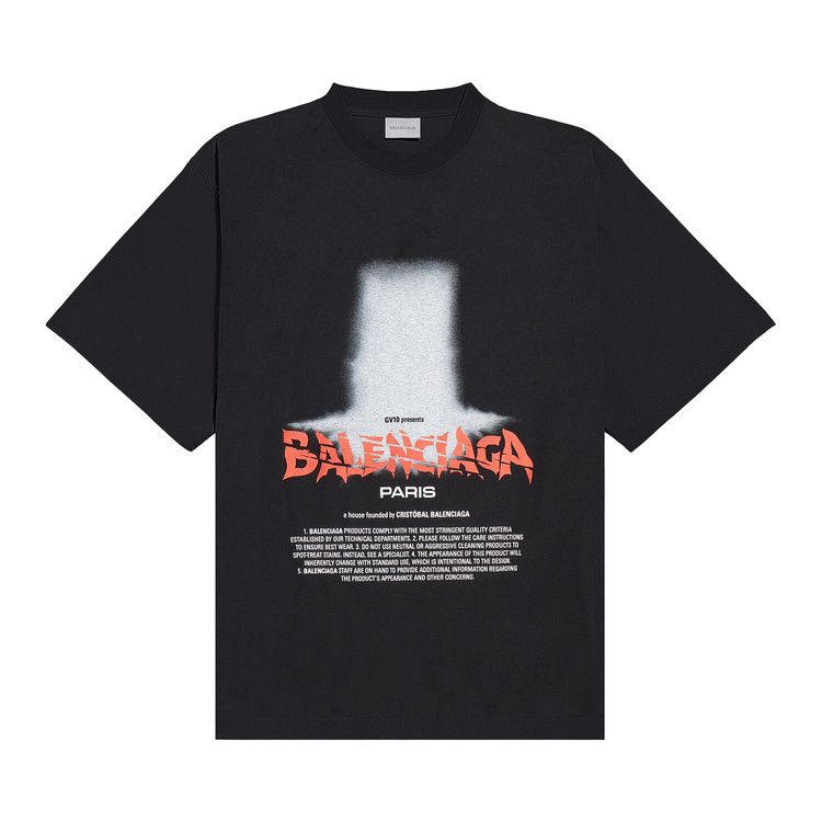 Balenciaga Oversized T-Shirt 'Black'