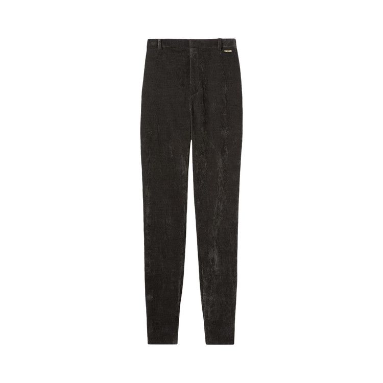 Gucci Stretch Velvet Leggings 'Petrol'