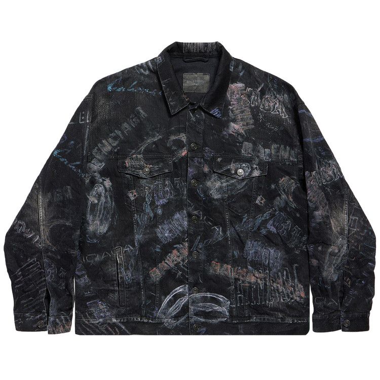 Balenciaga Oversized Jacket 'Black Fade Out'