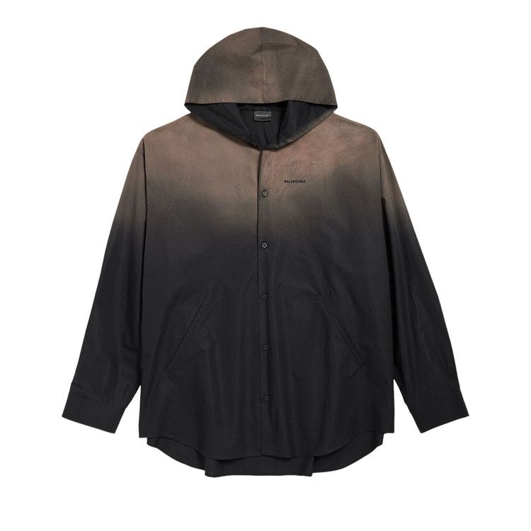 Balenciaga Hooded Shirt 'Black'