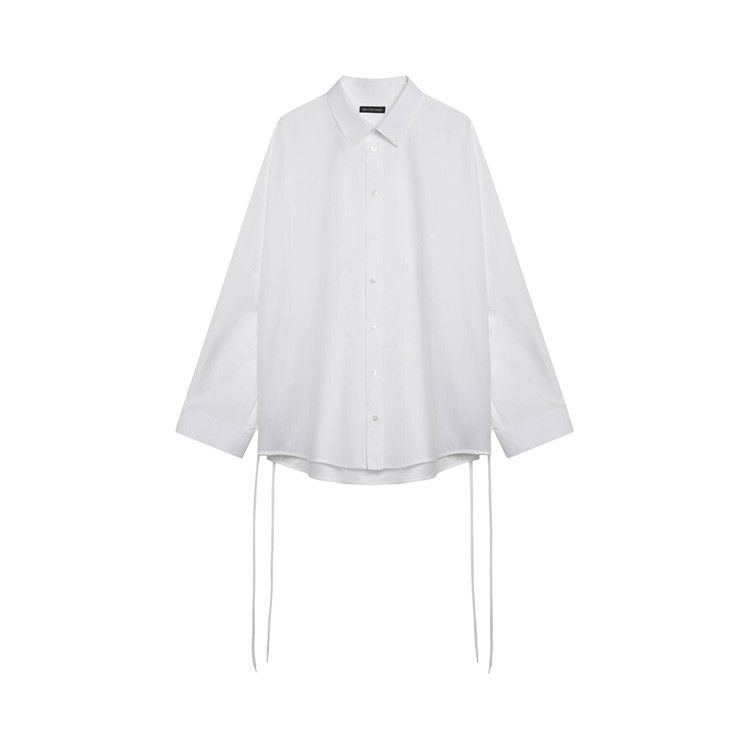 Balenciaga Lace-Up Shirt 'White'