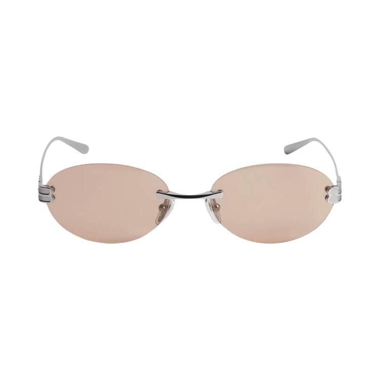 Balenciaga Sunglasses 'Ruthenium/Brown'