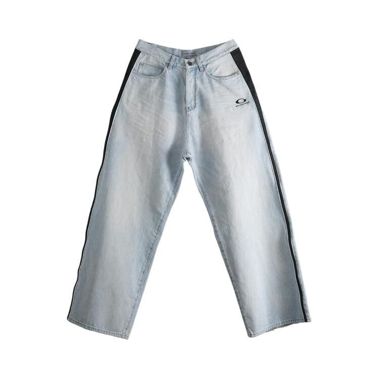 Balenciaga Piping Details Pants 'Light Blue'