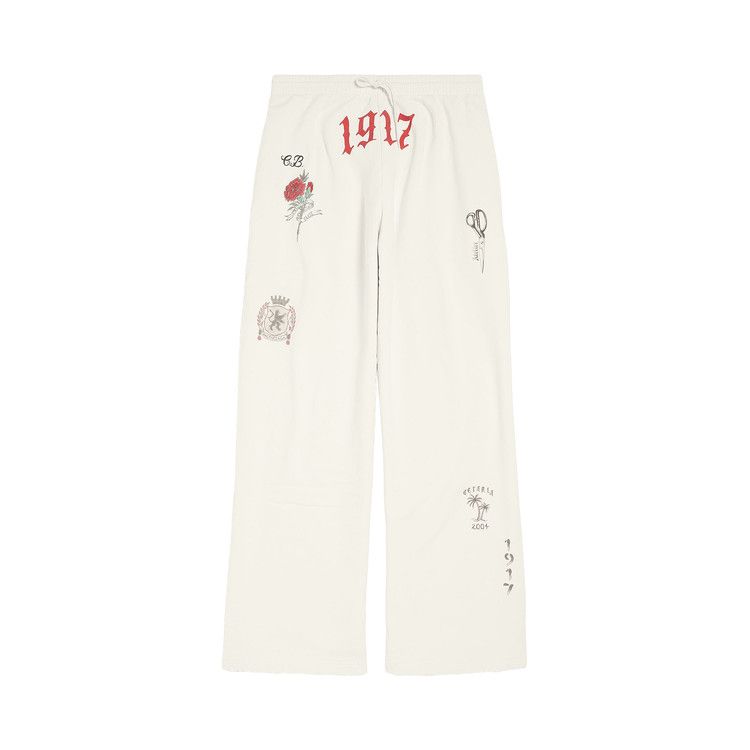 Balenciaga Oversized Baggy Sweatpants 'Cream'