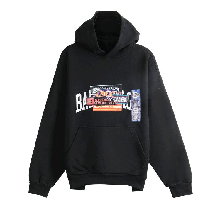 Balenciaga Medium Fit Hoodie 'Black'