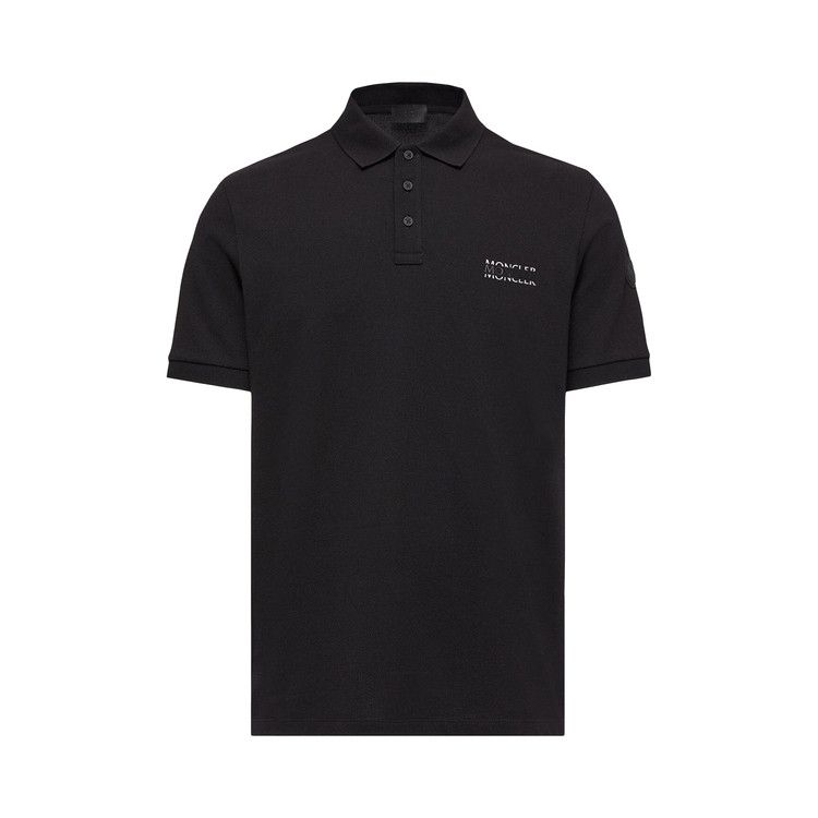 Moncler Short-Sleeve Polo 'Black'