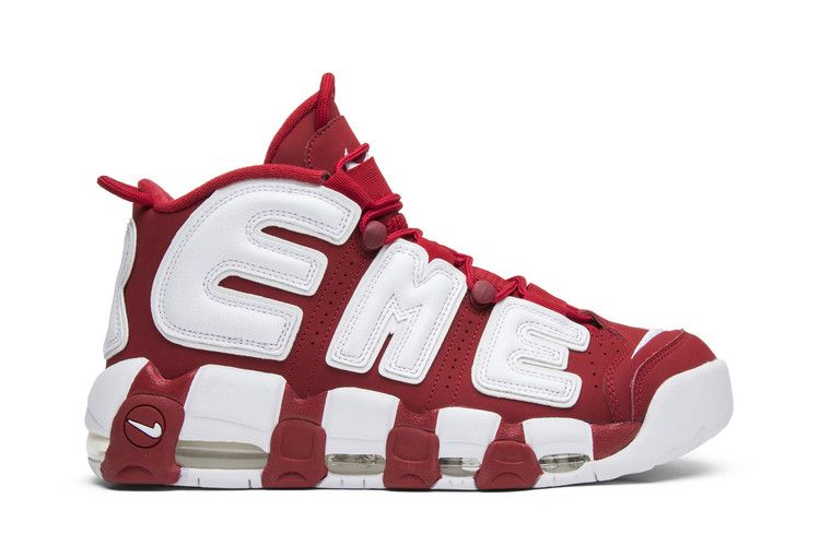 Supreme x Nike Air More Uptempo 'Red'