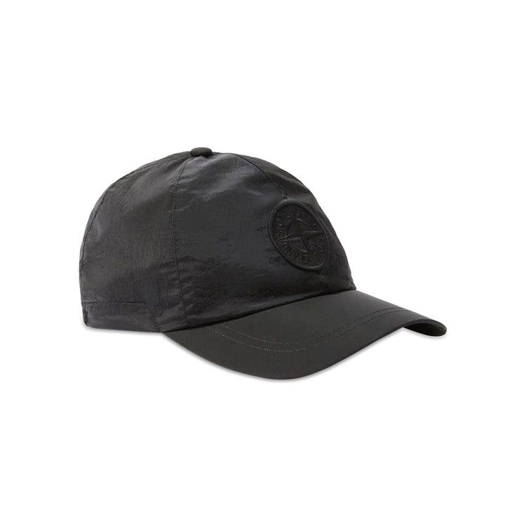 Stone Island Nylon Metal in ECONYL Baseball Cap 'Black'
