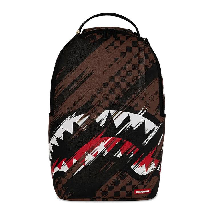 Sprayground Smeared Grunge Backpack 'Brown'