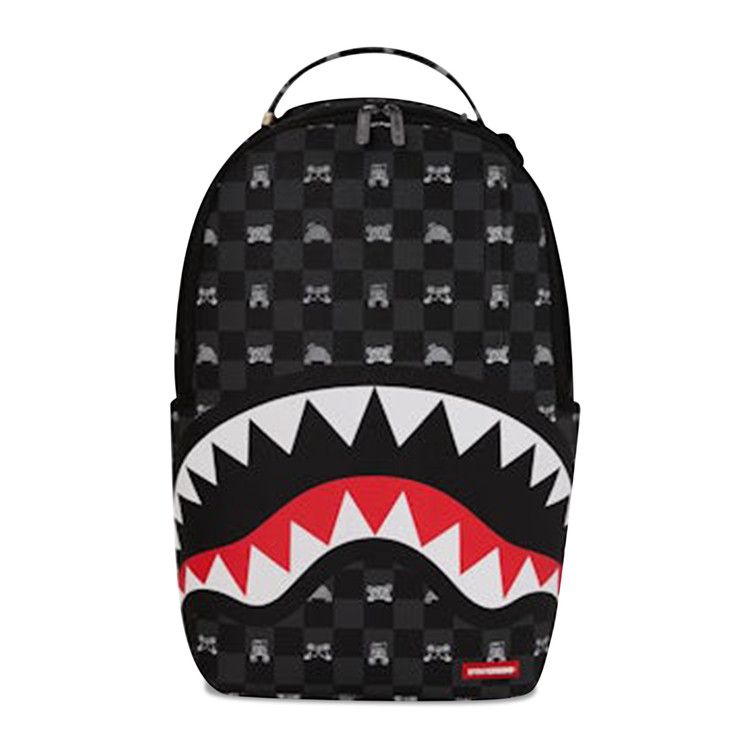 Sprayground Peeking Character Check DLXSV Bag 'Black'