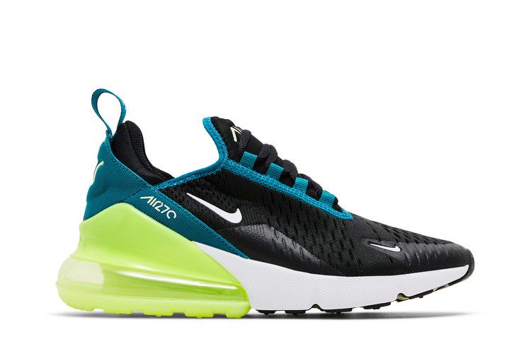 Nike Air Max 270 GS 'Black Bright Spruce Volt'