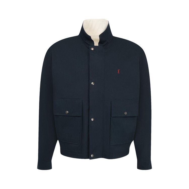 Saint Laurent Reversible Blouson 'Navy/Ecru'