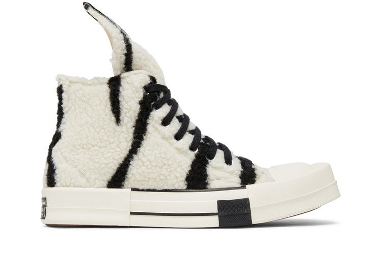 Rick Owens x Converse DRKSHDW TURBODRK Chuck 70 High 'Zebra'