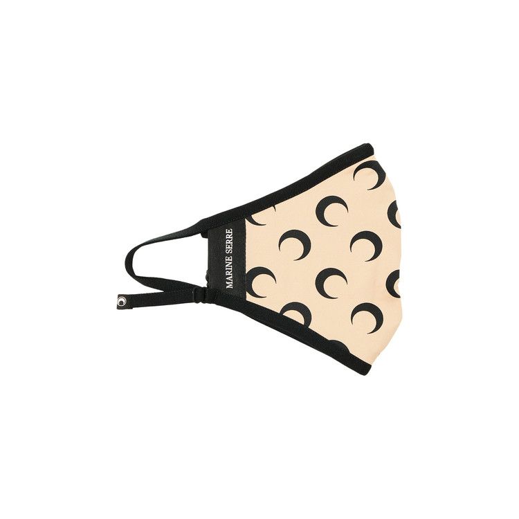 Marine Serre Branded Daily Mask 'All Over Moon Tan'