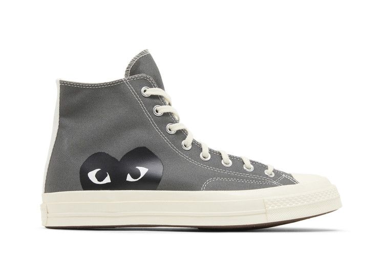 Comme des Garçons PLAY x Converse Chuck 70 High 'Steel Gray' 2023