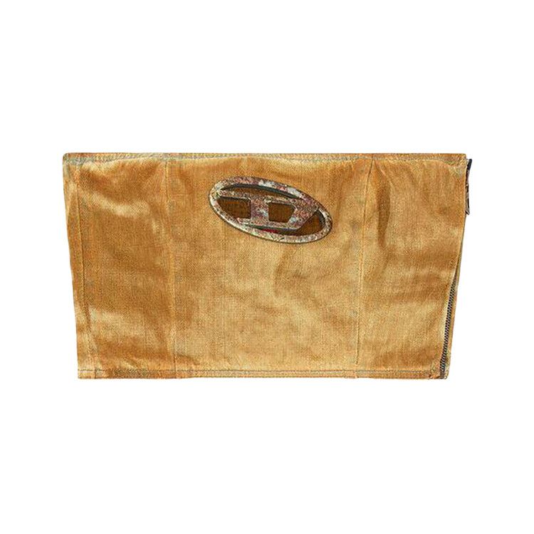 Diesel Denim Tube Top 'Light Brown'