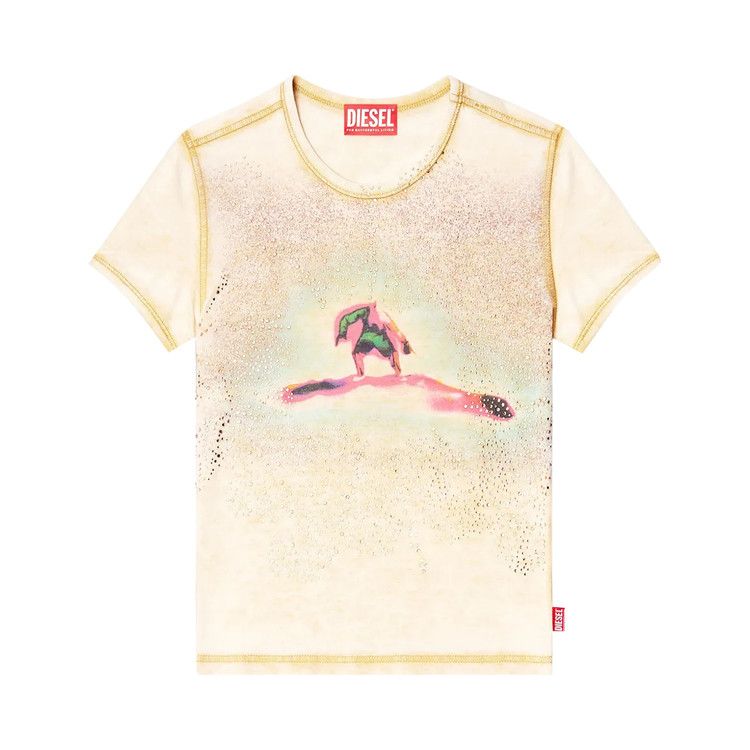 Diesel T-UNCUTIES-LONG-S10 Tank Top 'Cream'