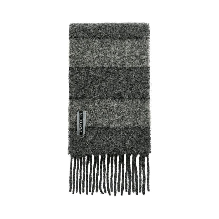 Our Legacy Estate Scarf 'Static Stripe Fuzzy Alpaca'