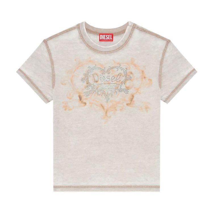 Diesel T-Ila-Aa1 T-Shirt 'Light Grey'