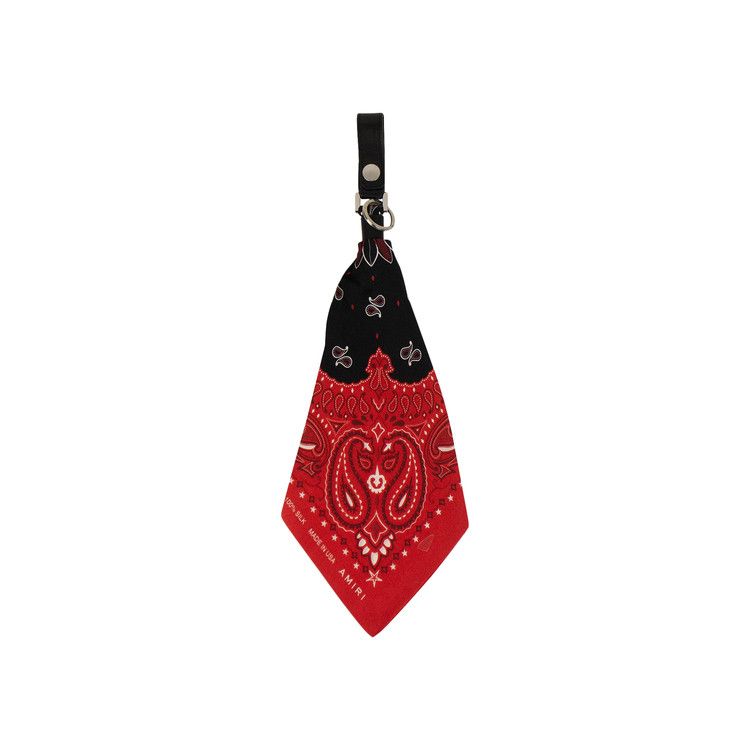 Amiri Bandana Keychain 'Red/Black'