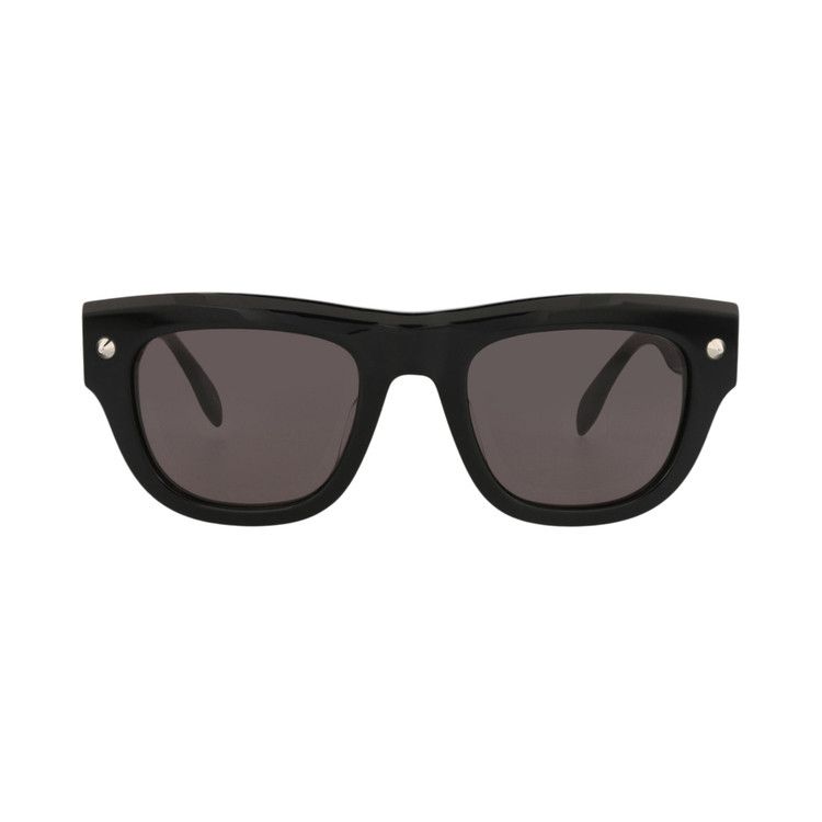Alexander McQueen Square Sunglasses 'Black/Grey'