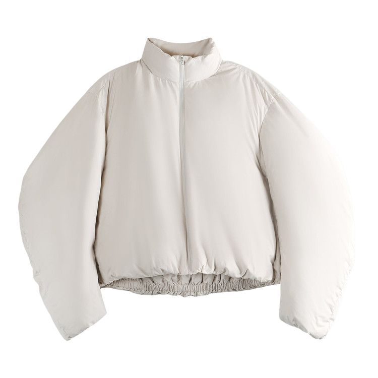 Amomento Cropped Down Puffer Jumper 'Ecru'