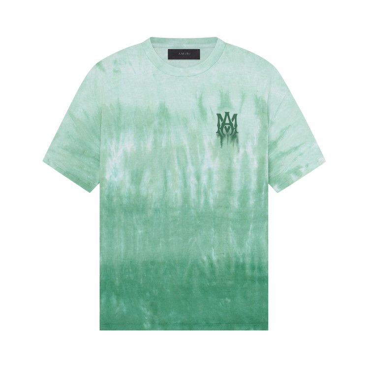 Amiri MA Logo Dip Dye Tee 'Mineral Green'