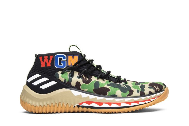 A Bathing Ape x adidas Dame 4 'Green Camo'