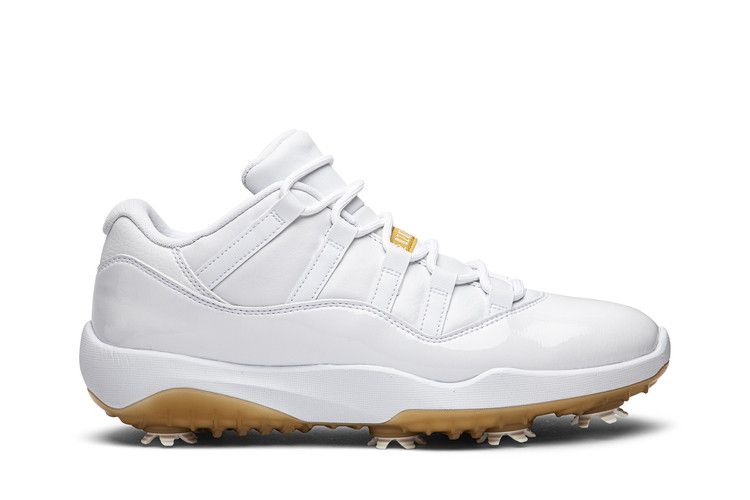 Air Jordan 11 Low Golf 'Metallic Gold'