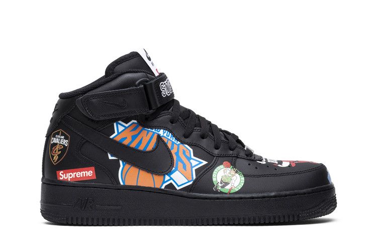 Supreme x NBA x Nike Air Force 1 Mid 07 'Black'